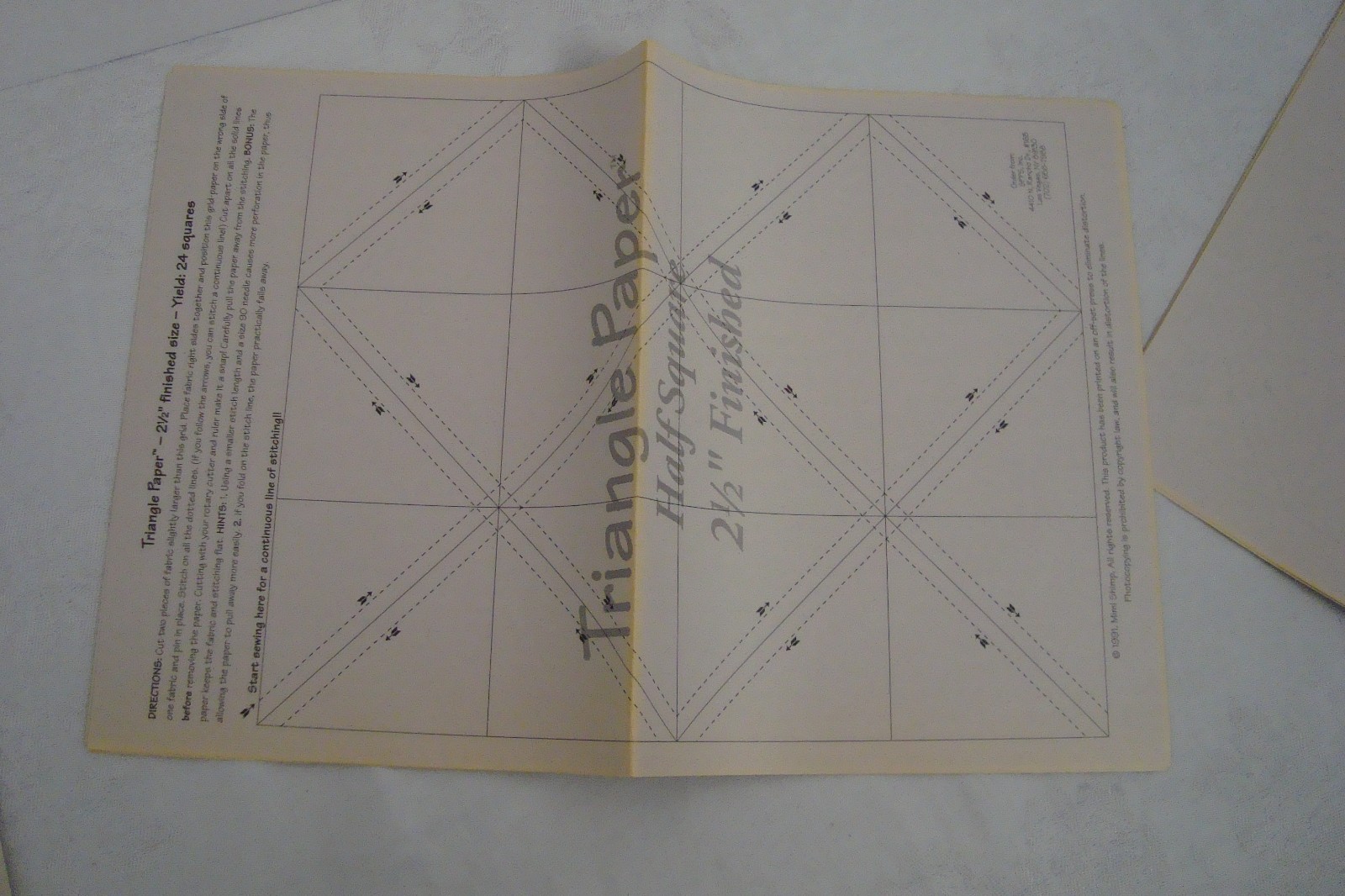 Half Square Triangle Paper ~ Variety Pack ~ READ