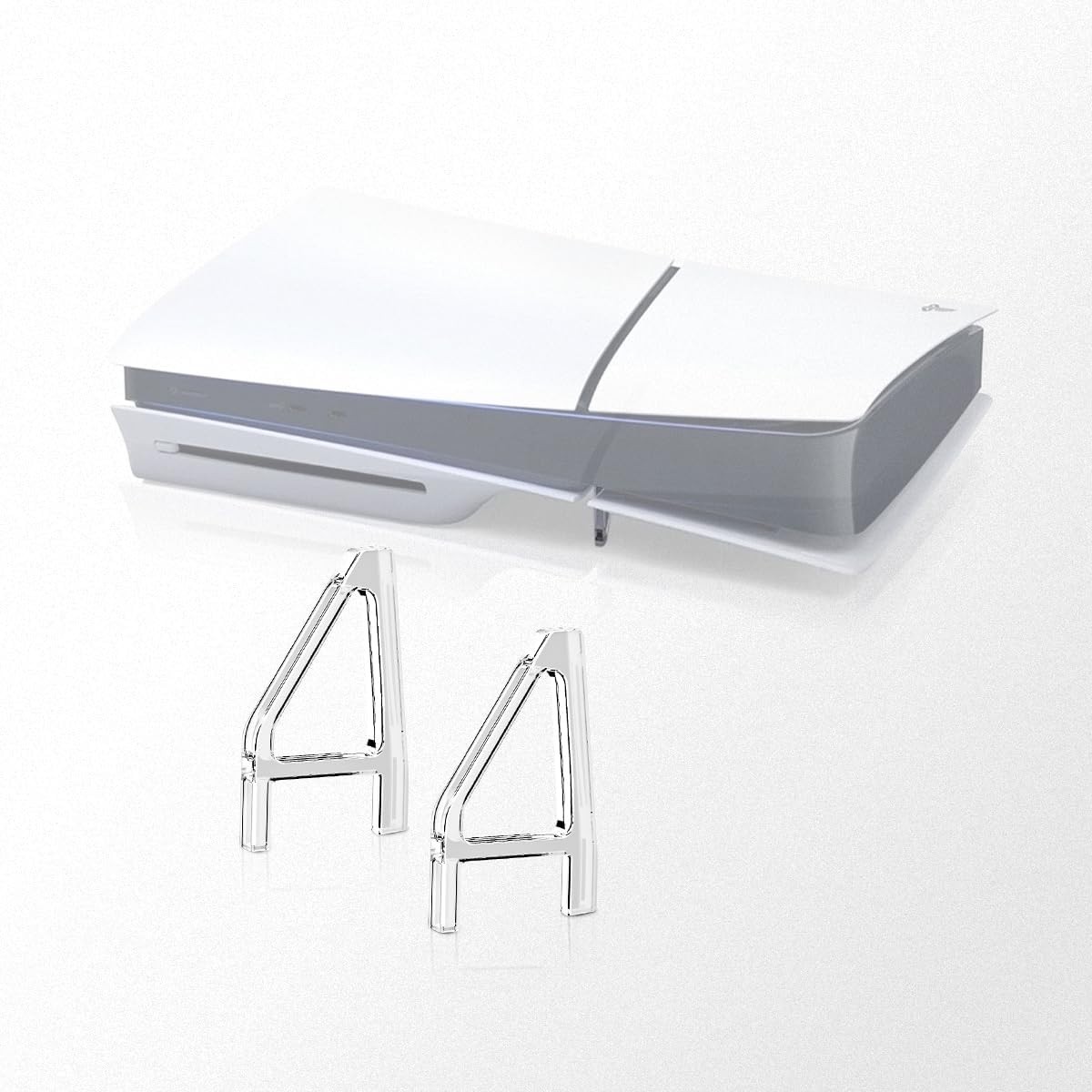 PS5 Slim Horizontal Bracket - Practical Cooling Feet Stand for Secure Display