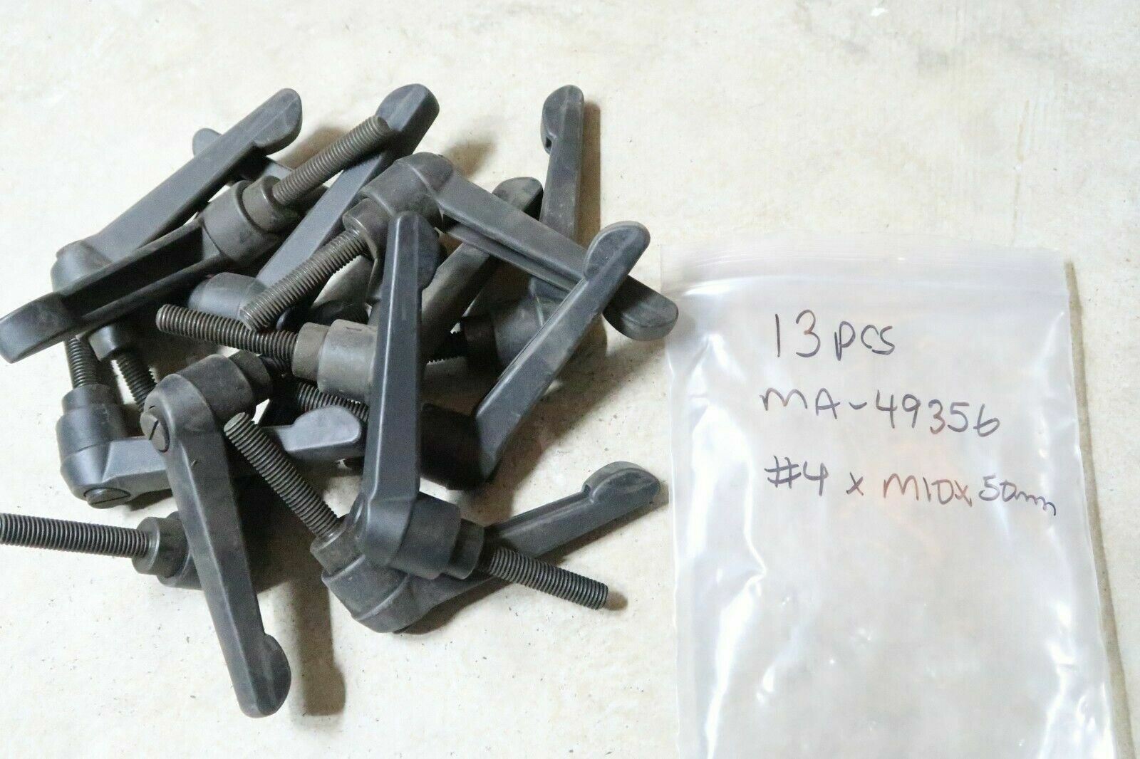 MONROE ENGINEERING MA-49356 #4 x M10 Stud SS Insert Adjustable Handle