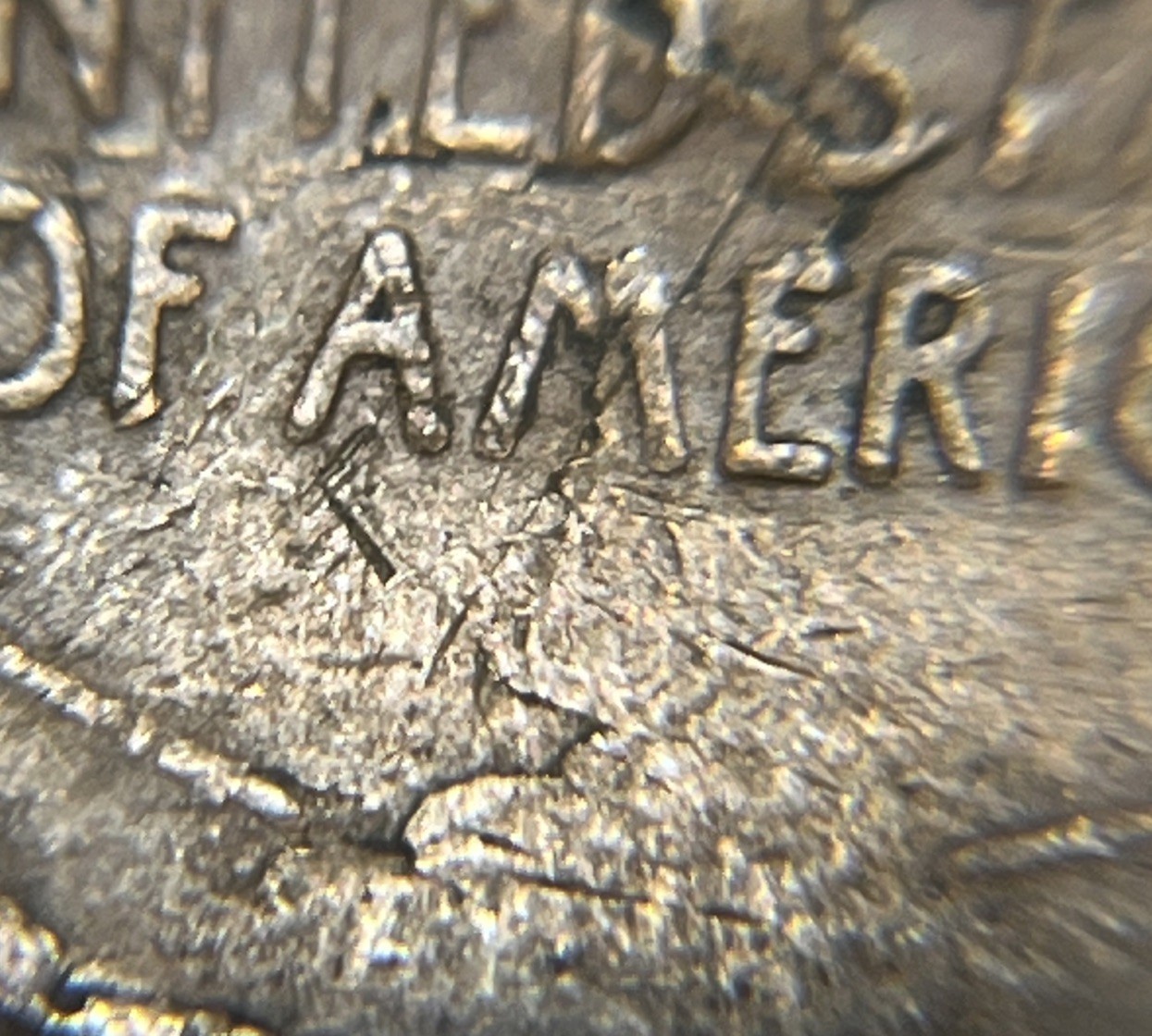 1945 S Wheat Penny Errors Major Strike Through Both Sides