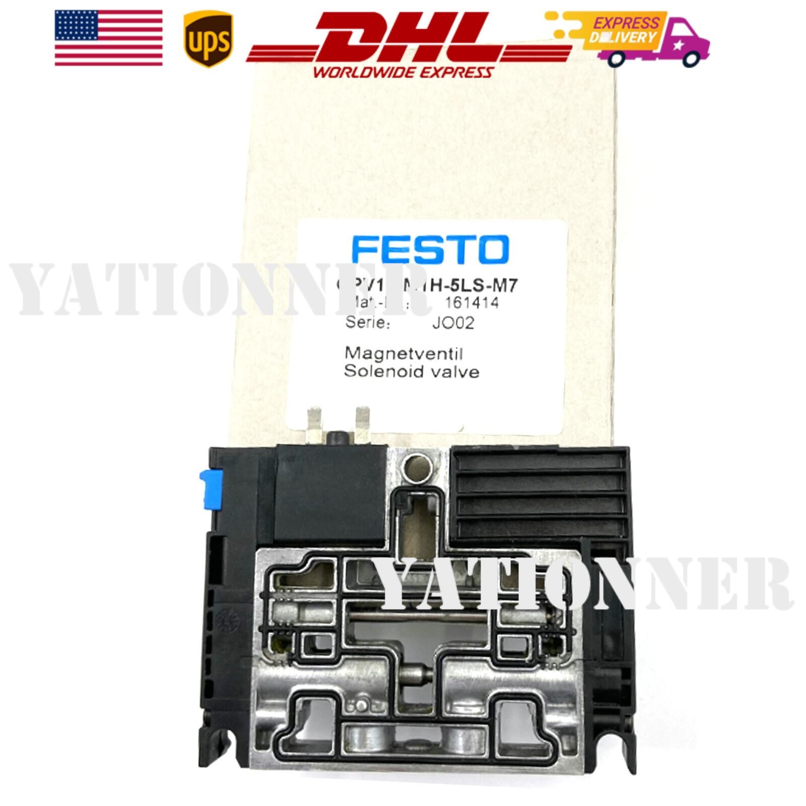 New FESTO CPV10-M1H-5LS-M7 161414 Solenoid Valve in box