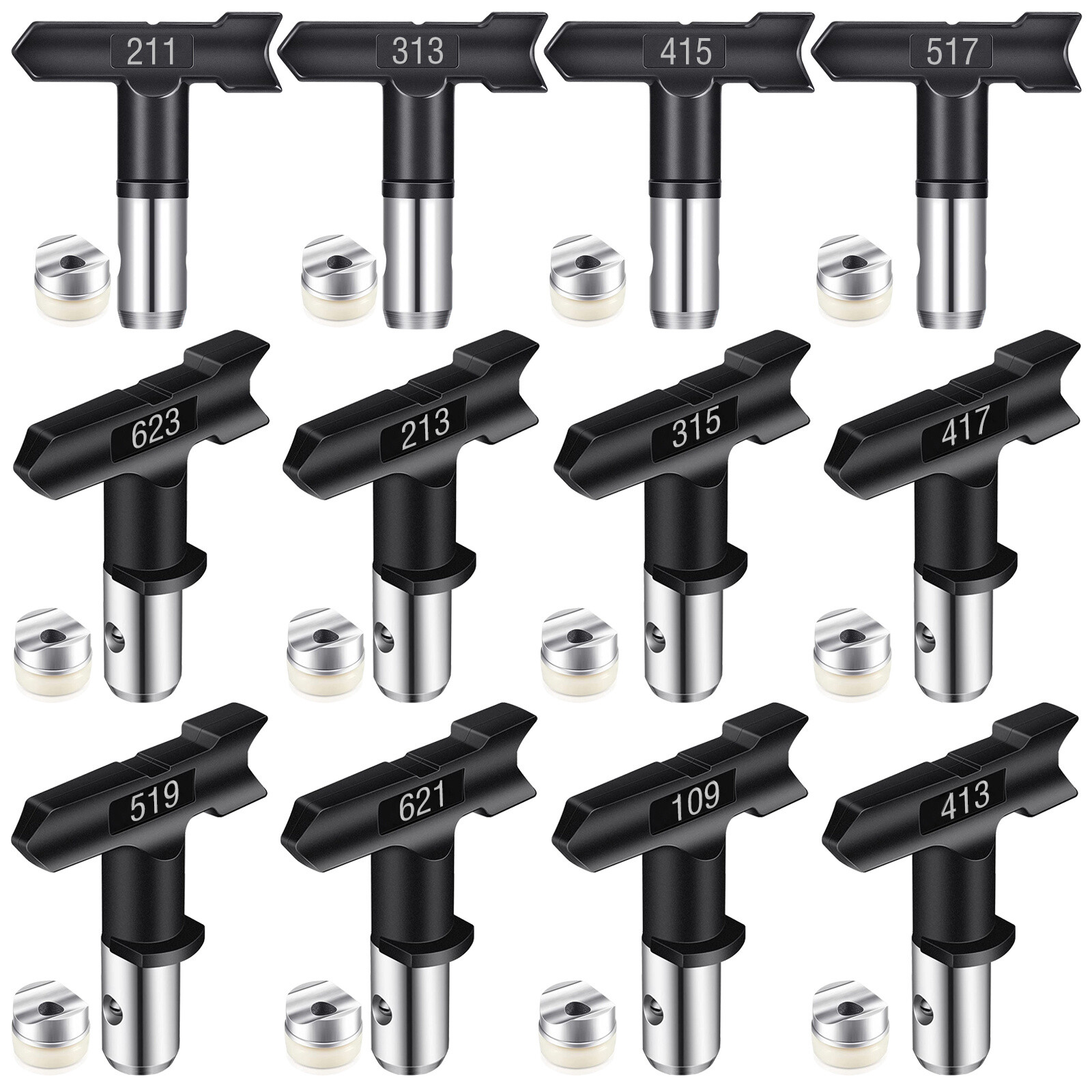 Reversible Spray Tips Airless Sprayer Nozzles For Paint Sprayer 211-625 Series