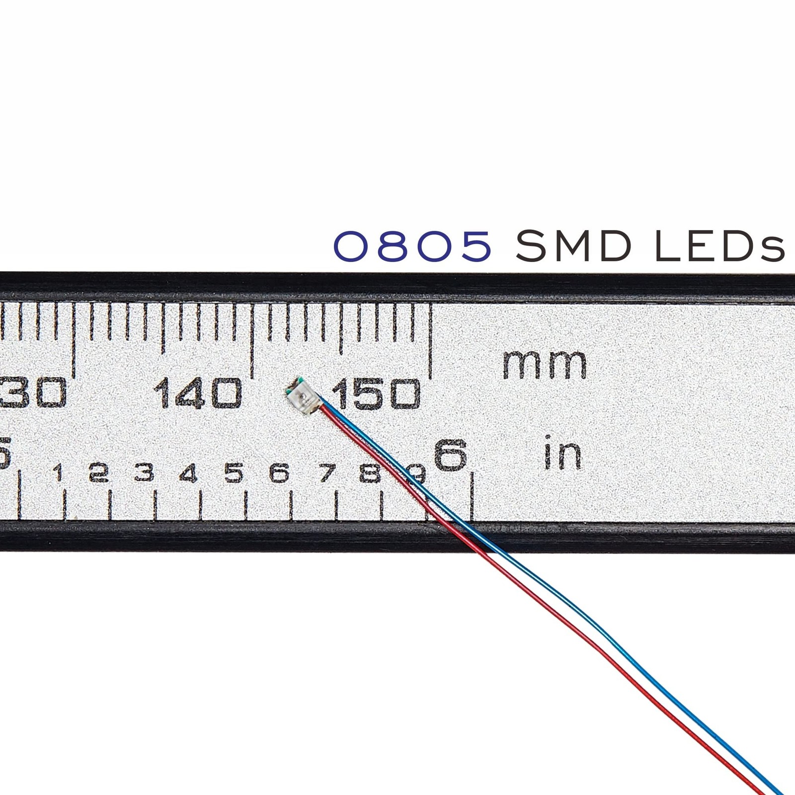 25PCS Pre-Wired 0805 SMD LEDs(Light Mode: Continuous Warm White Light) Micro ...