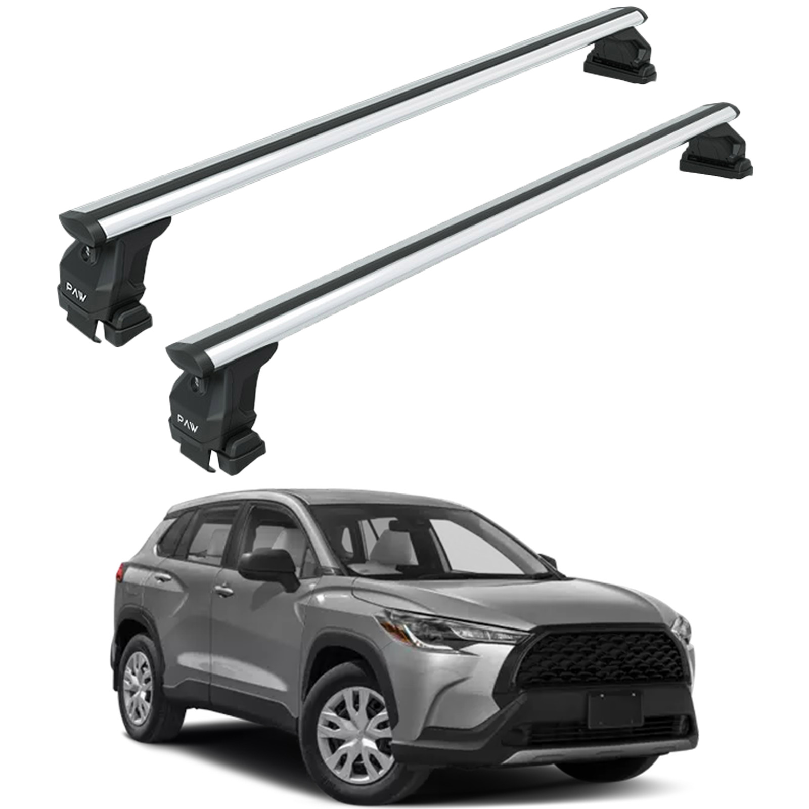 For Toyota Corolla Cross 2022-2025 Roof Rack, Aluminium Cross Bar, Normal Roof,