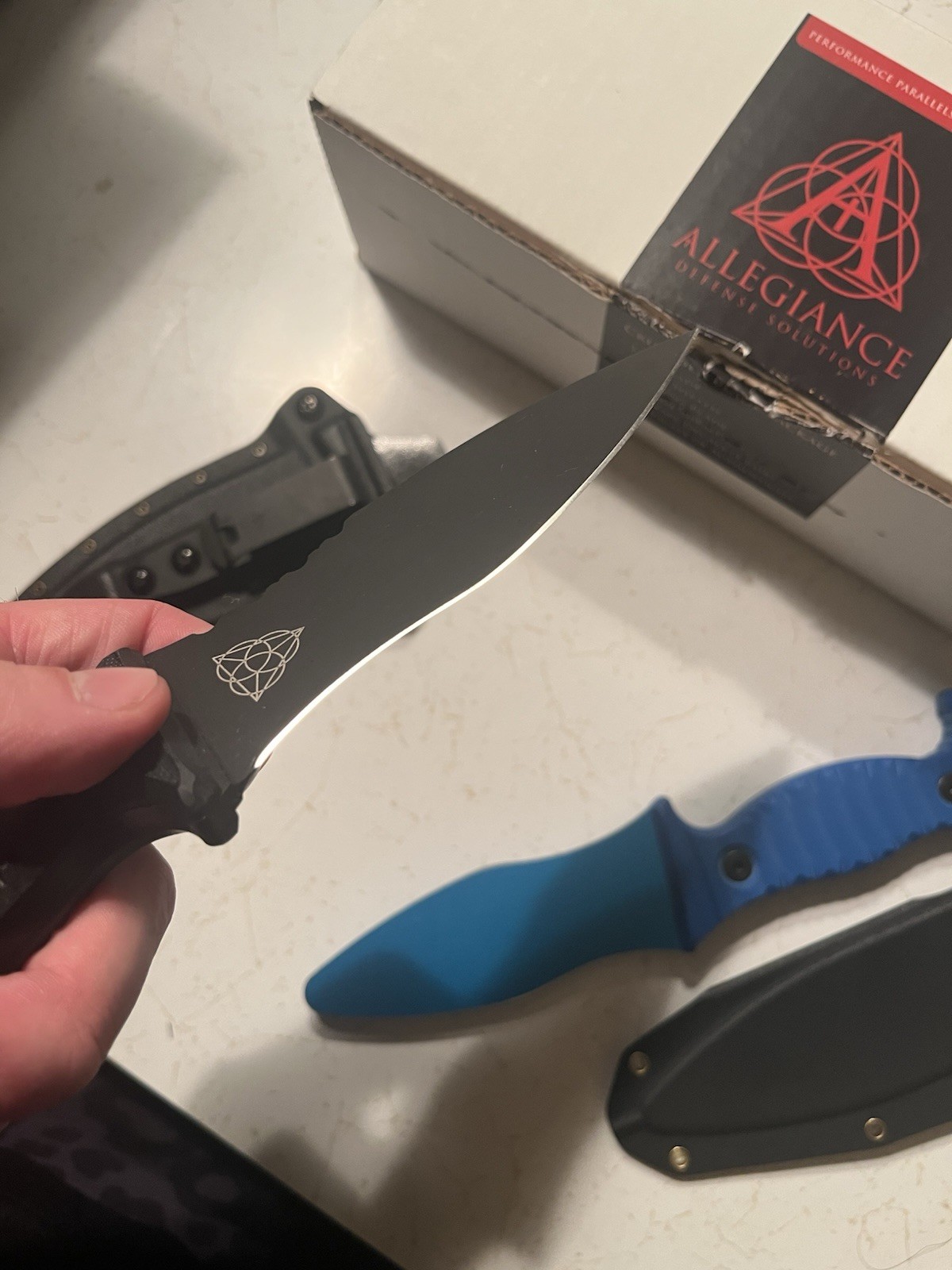 Allegiance defense solutions Crusader Edc Blade And Trainer. Not Amtac