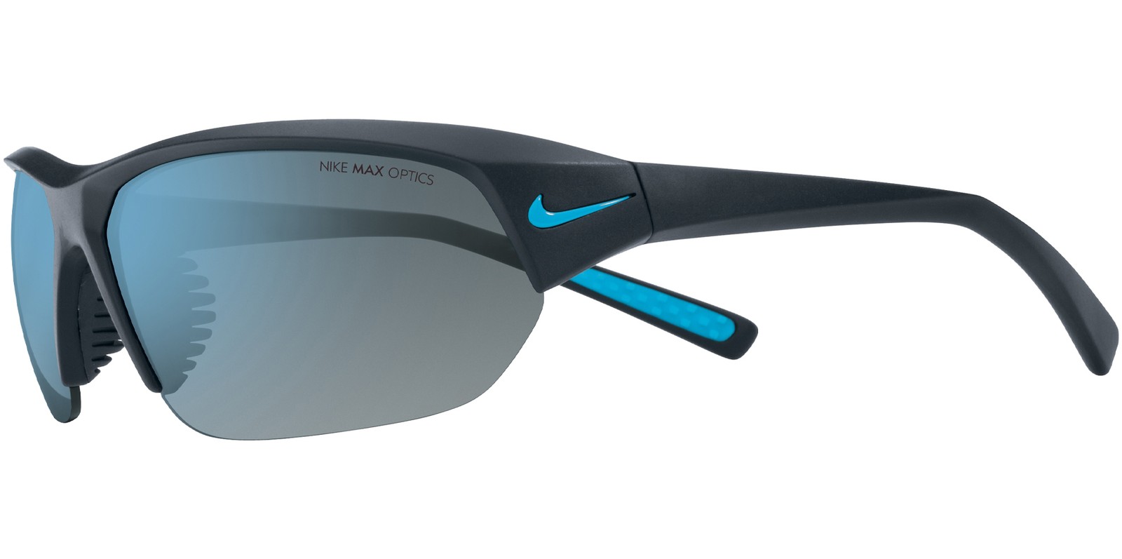 Nike Skylon Ace Semi-Rimless Sport Wrap Sunglasses w/ Mirror Lens - FQ4766 045