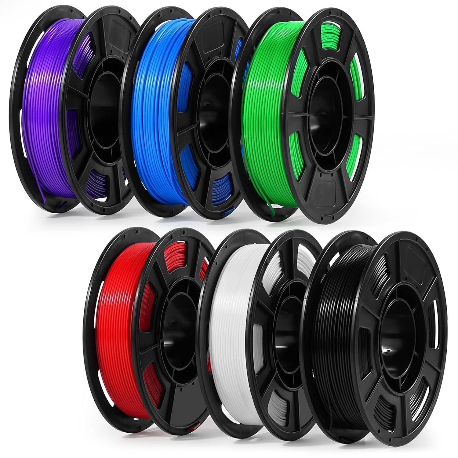 Dynta 250g 1.75mm 6 Color PLA 3D Printer Filament Bundle 1.5kg 6 Pack Colors