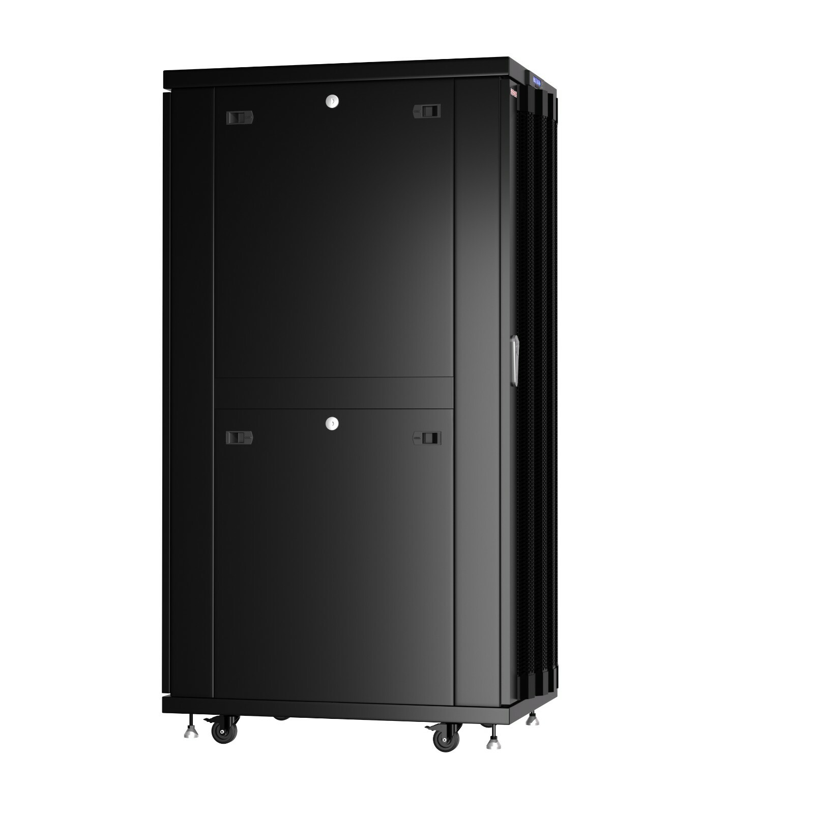 32U Server Rack IT Cabinet Data Network Rack Enclosure - 24-Inch Deep Rack Stand