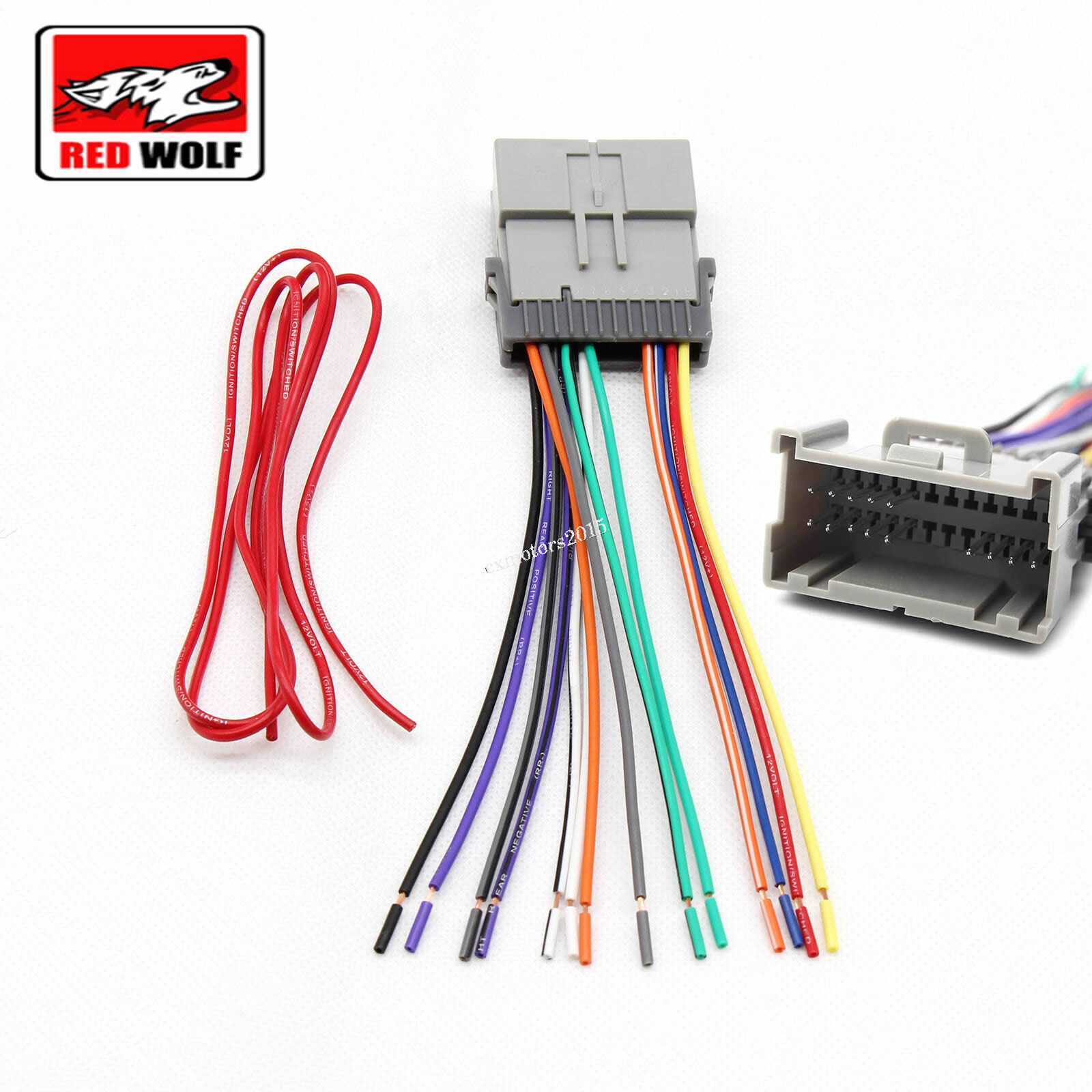 For GMC Sierra Yukon Envoy 2003+ Aftermarket Radio Stereo Wire Harness Adapter