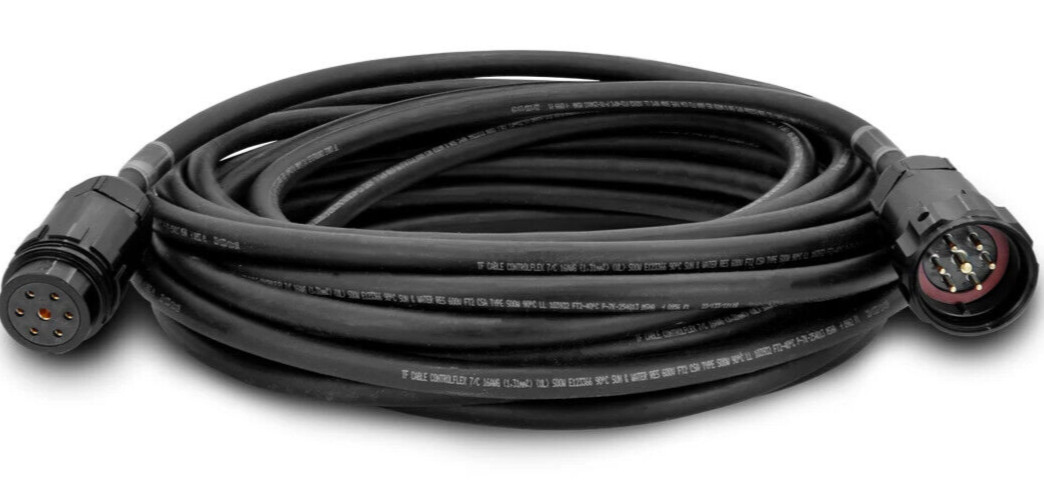 Hand-Built Ultra-Flexible 16 AWG 7-Pin Motor Control Extension SOOW Cable 100 ft