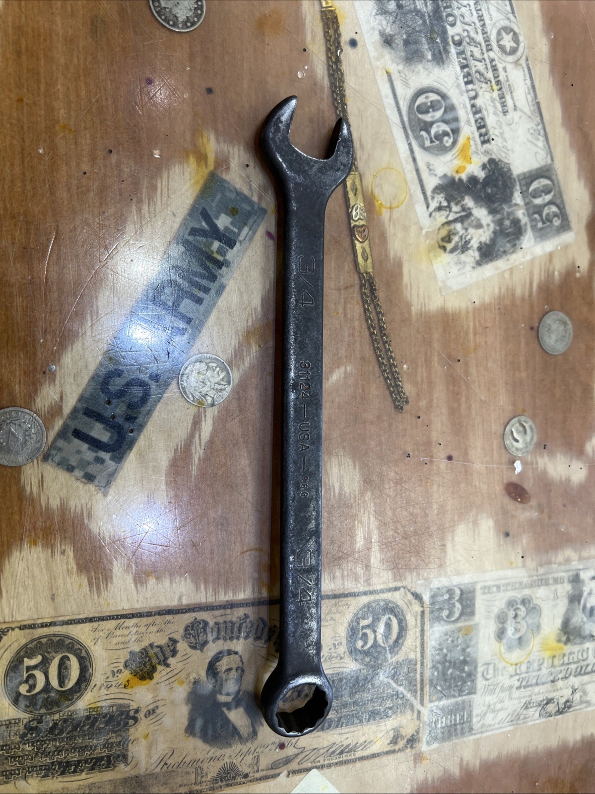 Wright Tool 31124 - Combination Wrench 2.0 12 Point Black Industrial - 3/4Inch