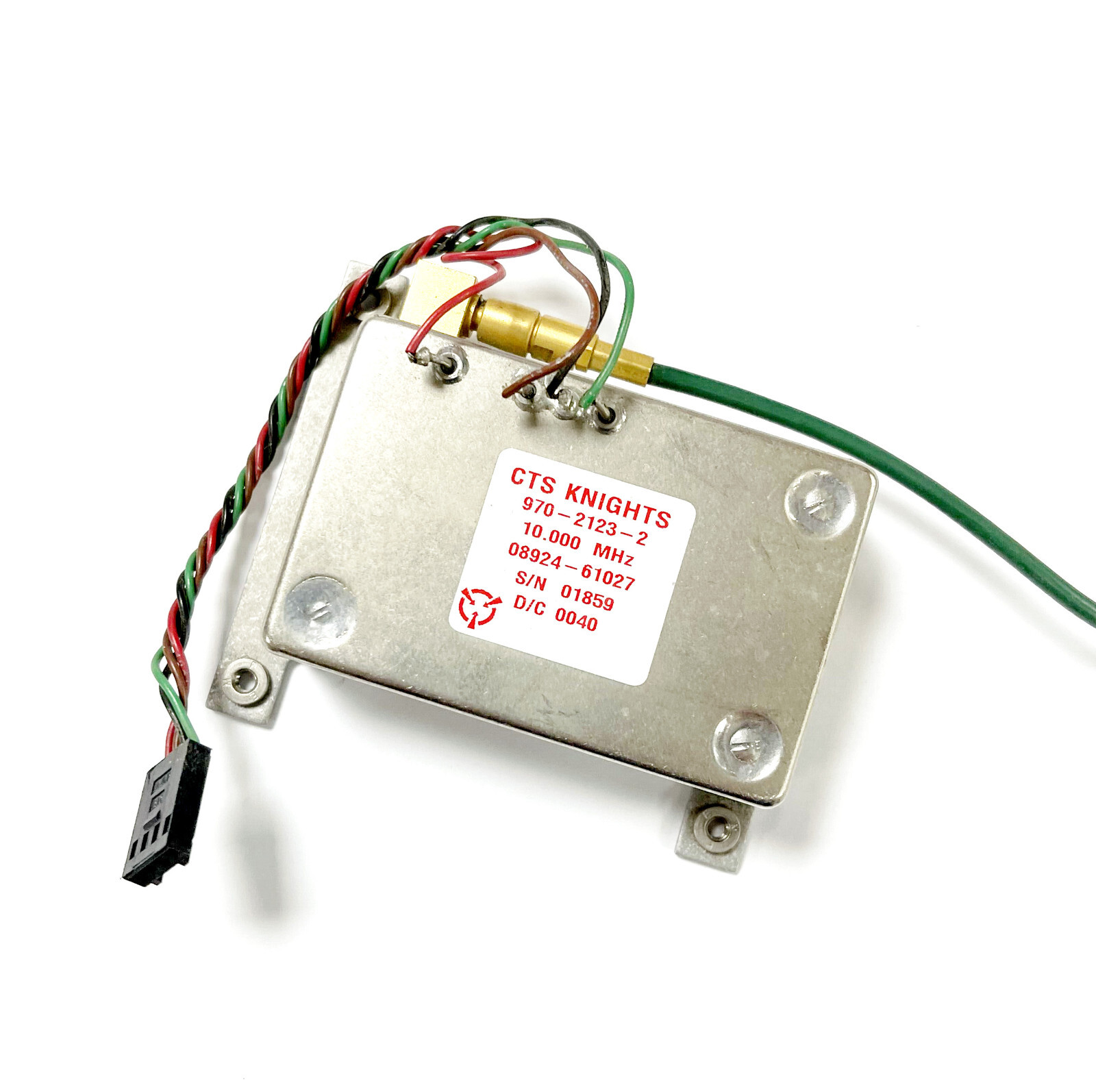 CTS Knights 970-2123-2 Oscillator 10.000 MHz 08924-61027