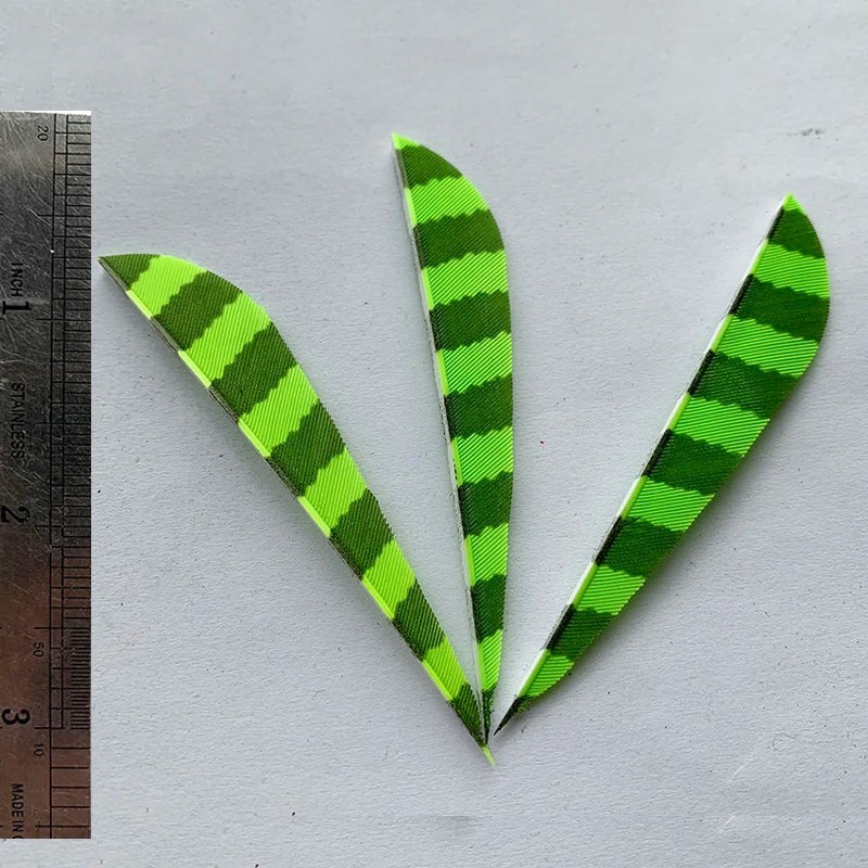 50pcs 3" 4" 5" Parabolic  Left Wing Right Wing  RW  Fletch Feathers Accessories