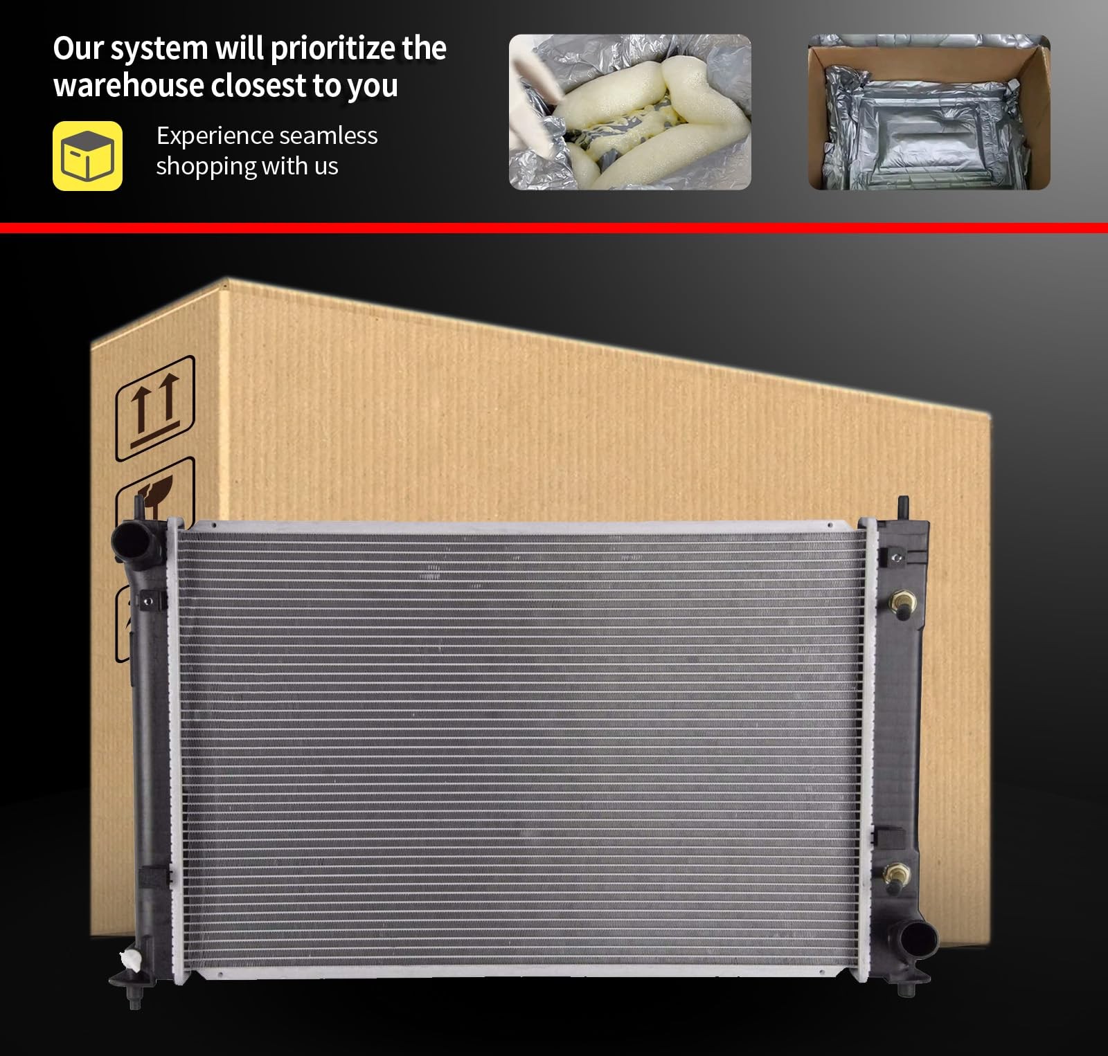 2462 Radiator Compatible With 2002-2004 Saturn Vue