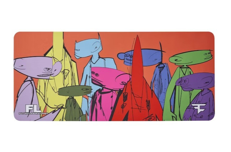 FaZe Clan x Futura Labratories "Characterization" 35" x 15.5" (2XL) Mouse Pad