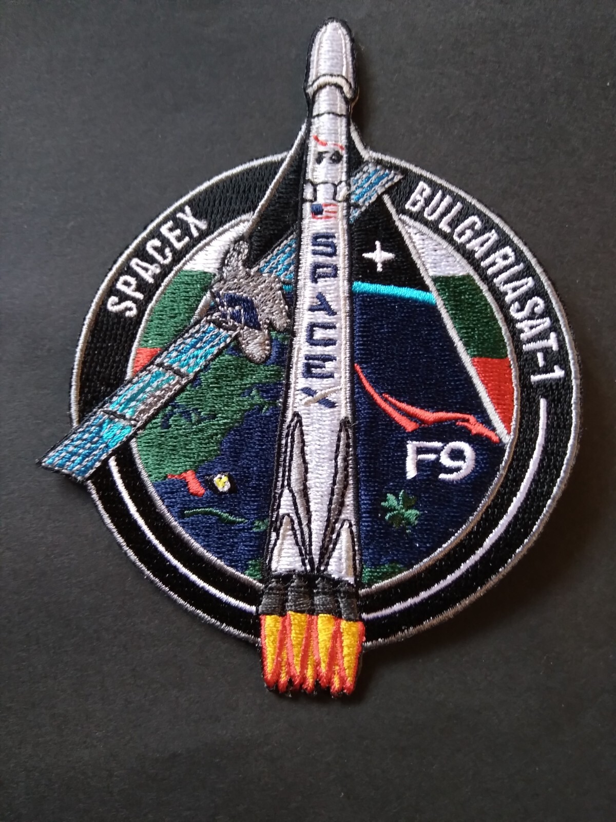 Spacex BULGARIASAT-1 Mission Patch
