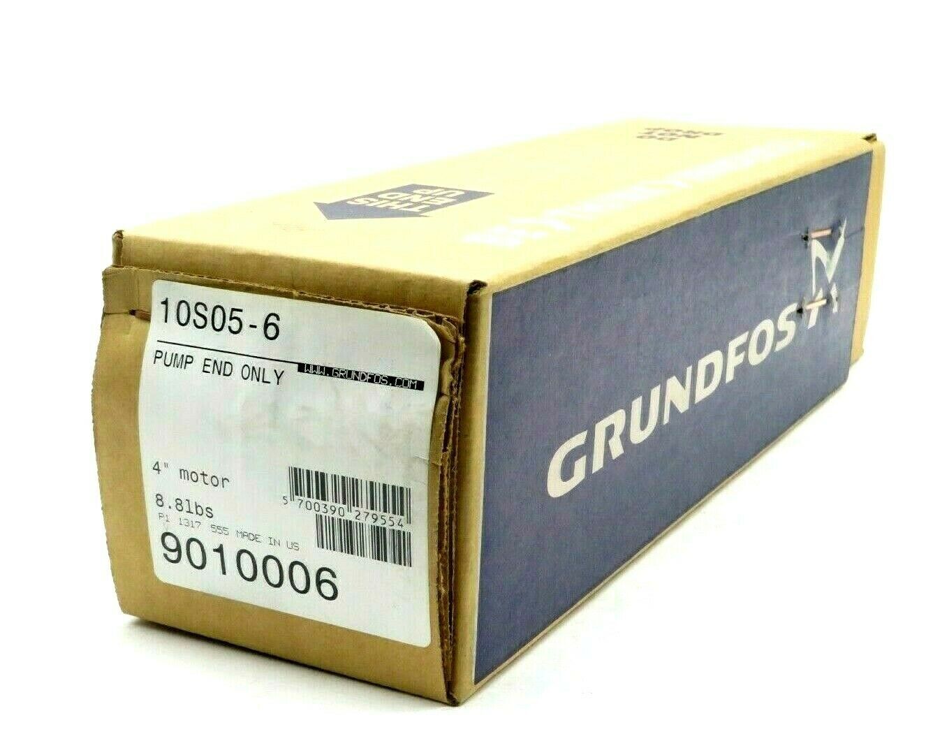 NEW SEALED GRUNDFOS 10S05-6 PUMP END ONLY 4″ MOTOR 9010006 10S056