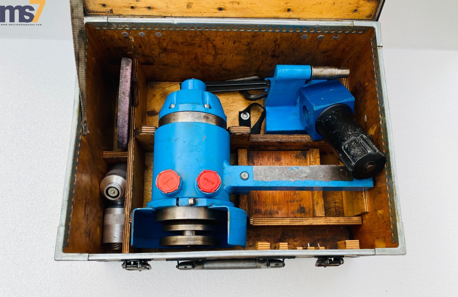 CHRIS MARINE 150S VALVE SPINDLE GRINDING MACHINE WITH ACCESSORIES #2