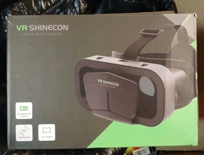 VR Shinecon Virtual Reality Glasses Model G10, 3-D Rotation, 360° Videos NEW