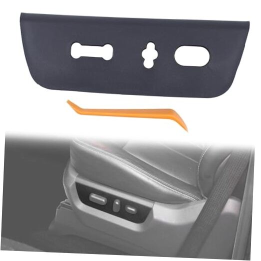 Black Front Left Driver Side Seat Shield Bezel Power Seat Adjuster Switch