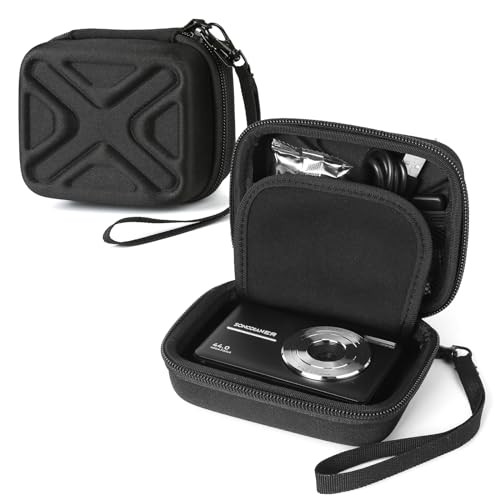 Digital Camera Case for AbergBest 21 Mega Pixels 2.7" LCD Rechargeable Black