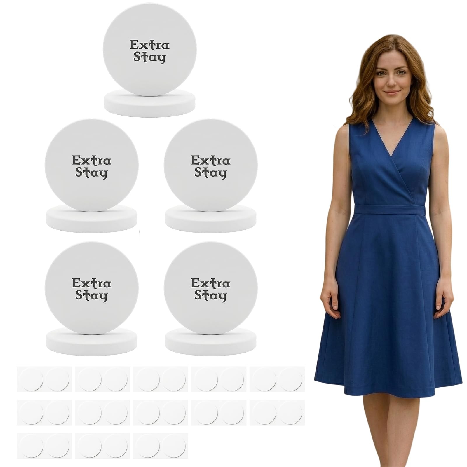 Extra Stay Dress Weights for Wind, 10PCS(5 Heavy+5 Regular) Invisible Adhesiv...