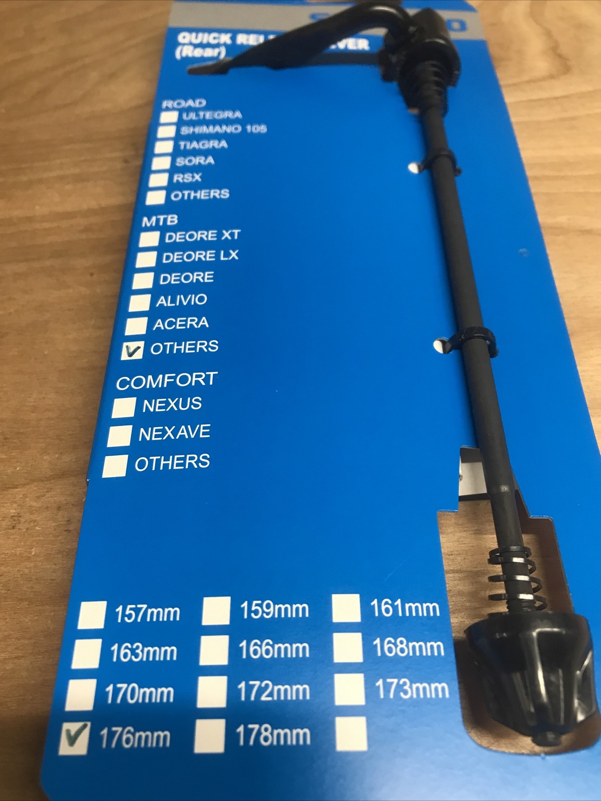 Shimano MT200B Rear Quick Release for 141mm OLD