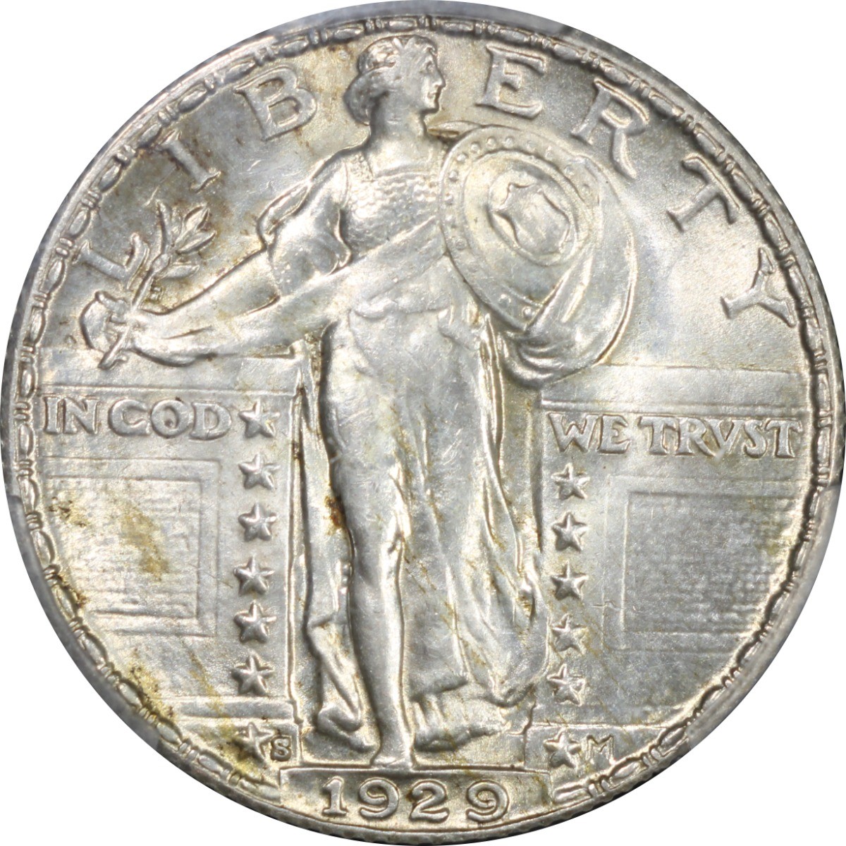 1929-S 25C Standing Liberty Quarter PCGS MS63FH