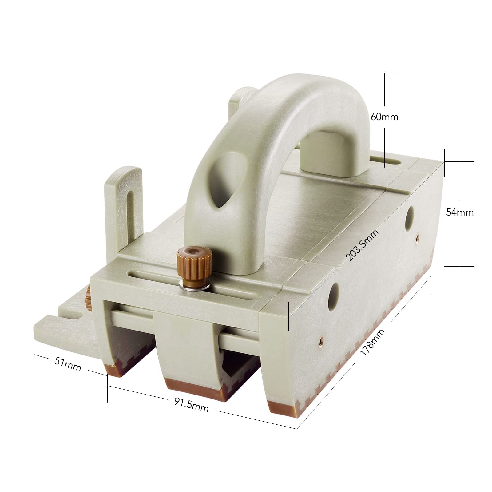 Push Block for Table Saws, Router Tables, Band Saws & Jointers - Cuts Safe - ...