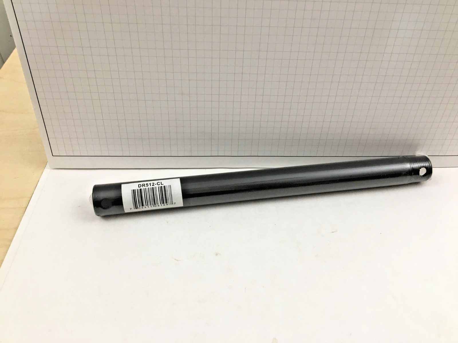 Minka-Aire 12 Inch Ceiling Fan Downrod, 1" OD, - Coal - DR512-CL