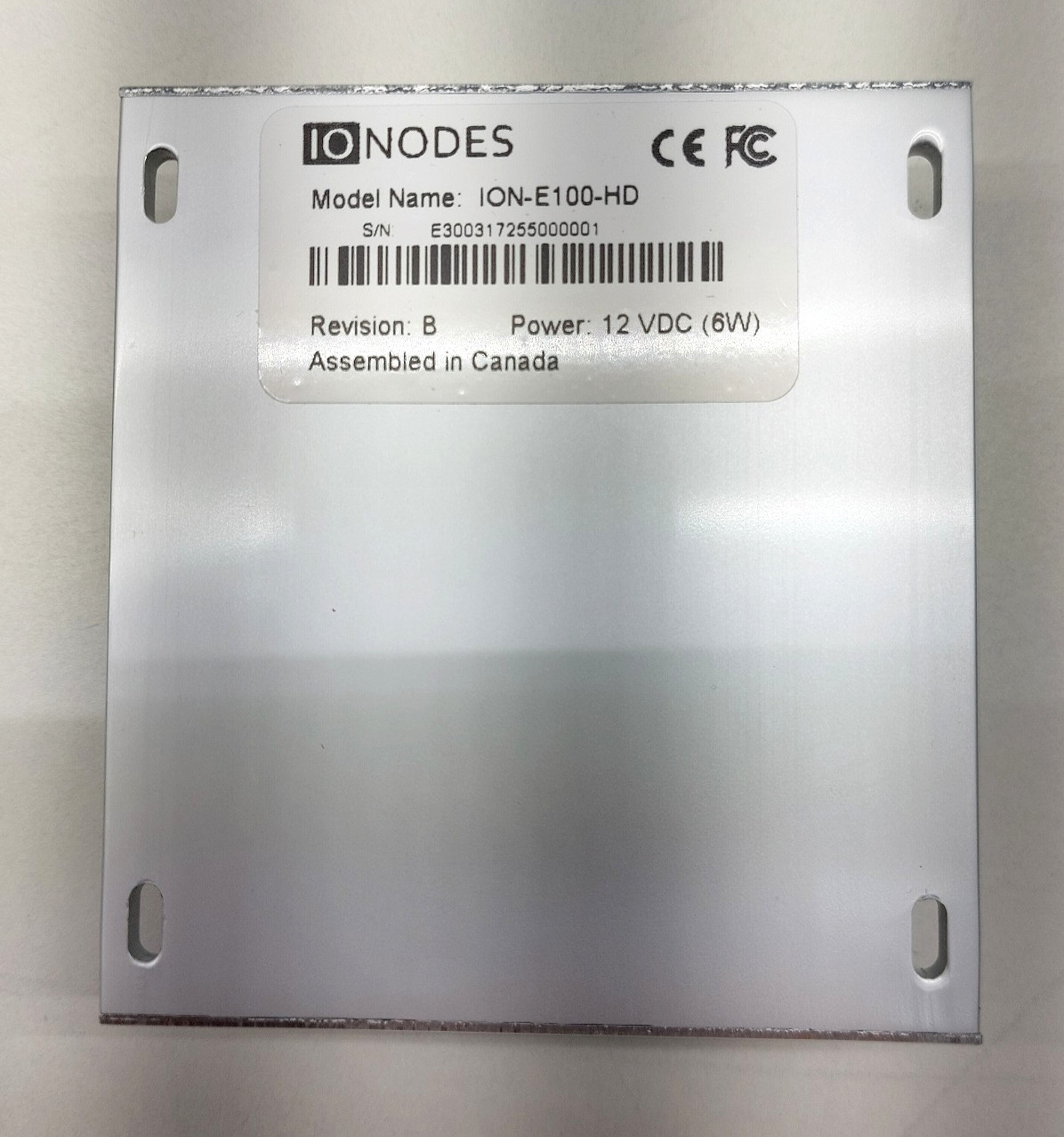 IO Nodes ION-E100-HD Digital video to H.264 IP Video Encoder