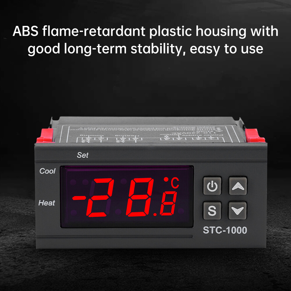 STC-1000 Digital Microcomputer Temperature Controller Thermostat with NTC Sensor