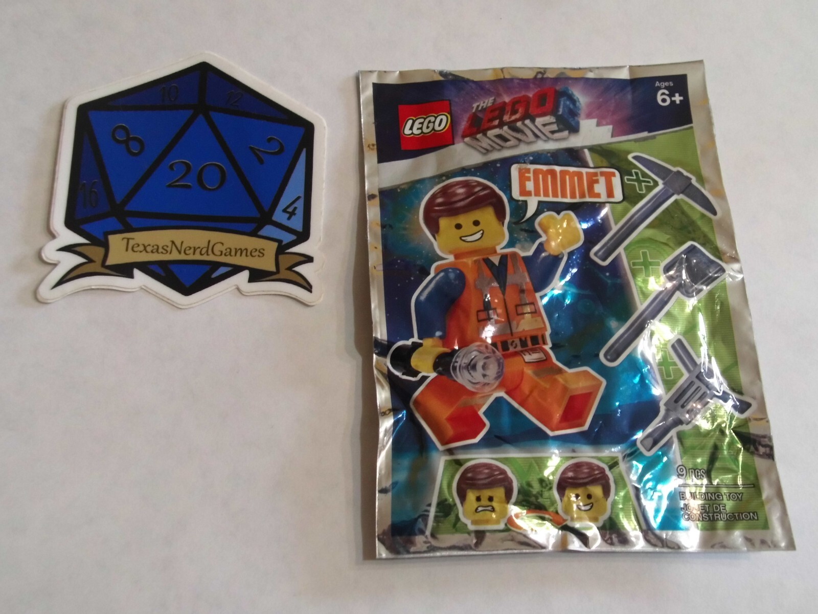x1 Emmet Foil Pack Minifigure 471905 The Lego Movie 2 New Sealed TexasNerdGames
