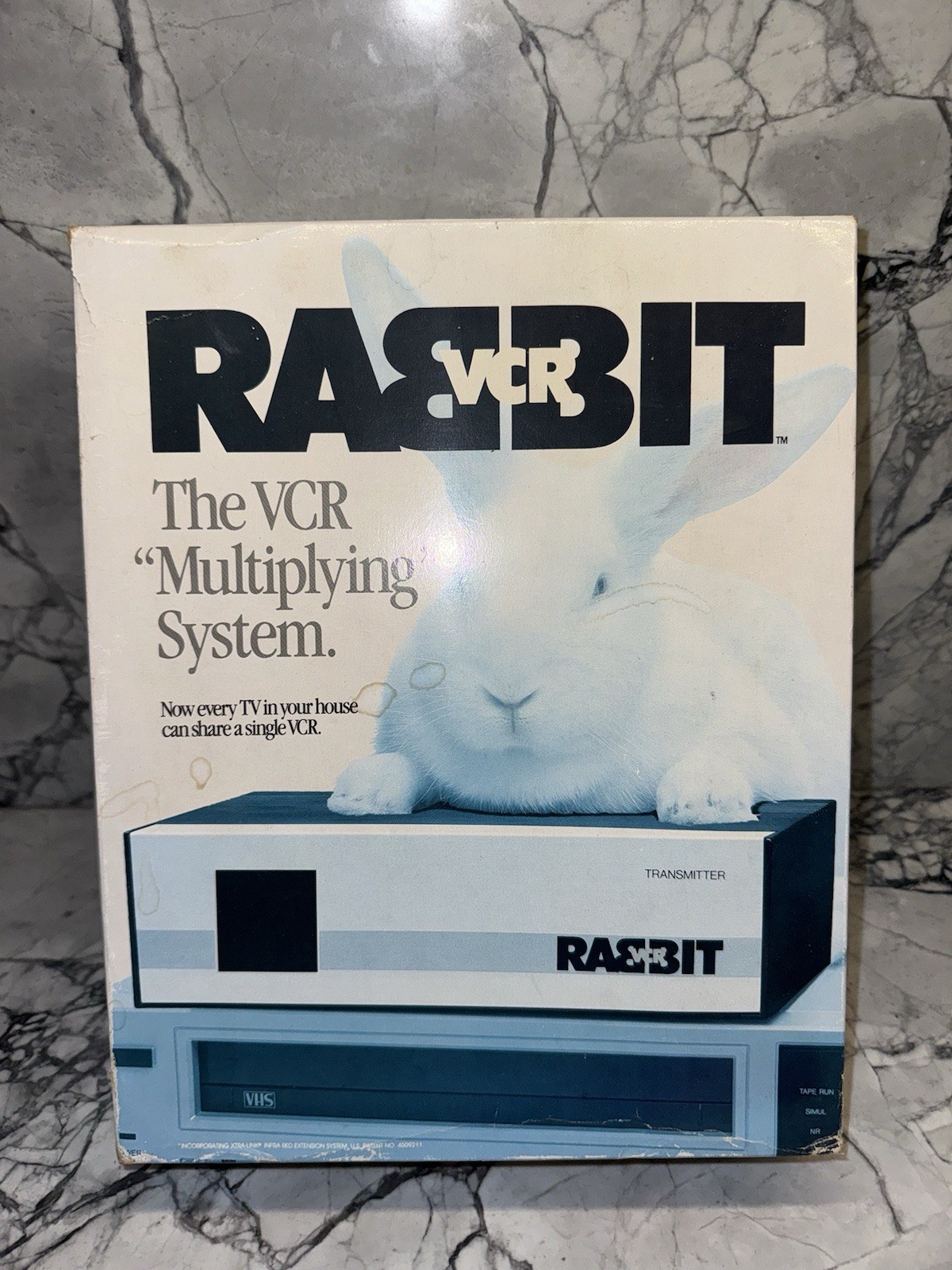 Rabbit VCR Transmitter Multiplying System Vintage NEW in Box