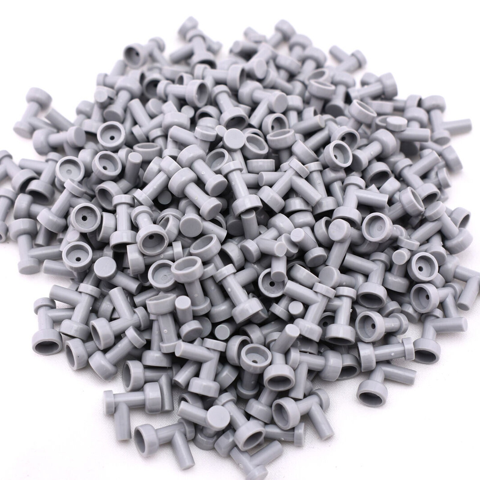 TCM Bricks Light Bluish Gray Tap 1x1 WITHOUT Hole in End X100 Compatible Parts