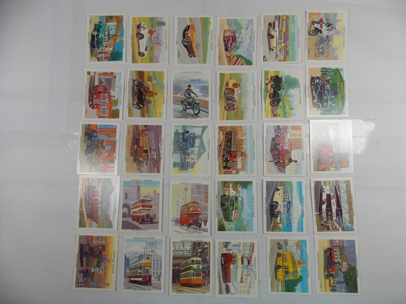 Castella Cigar Cards Britain's Motoring History 1991 Complete Set 30