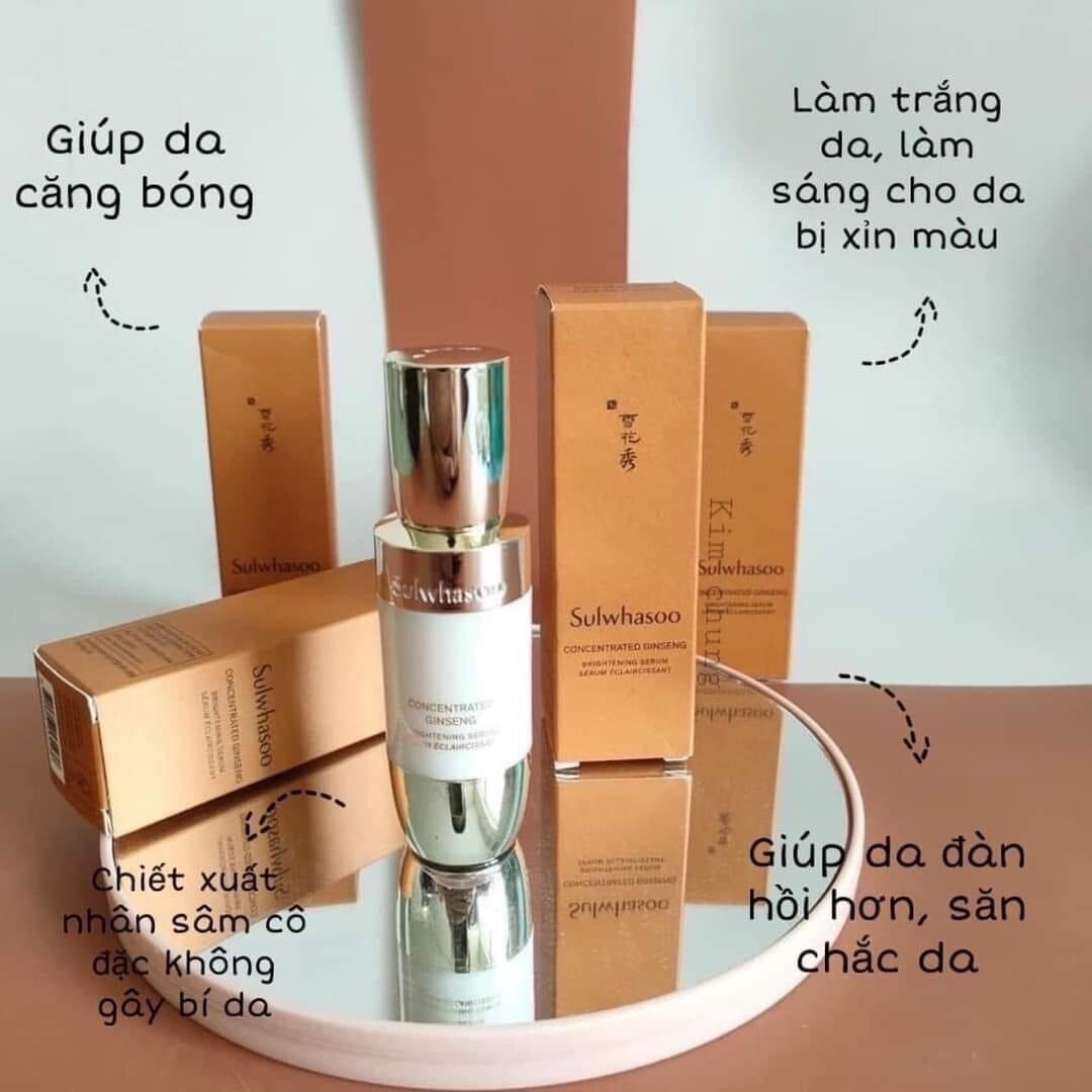 Sulwhasoo Concentrated Ginseng Brightening Serum 8ml x 5 Pcs = 40 ml US Seller