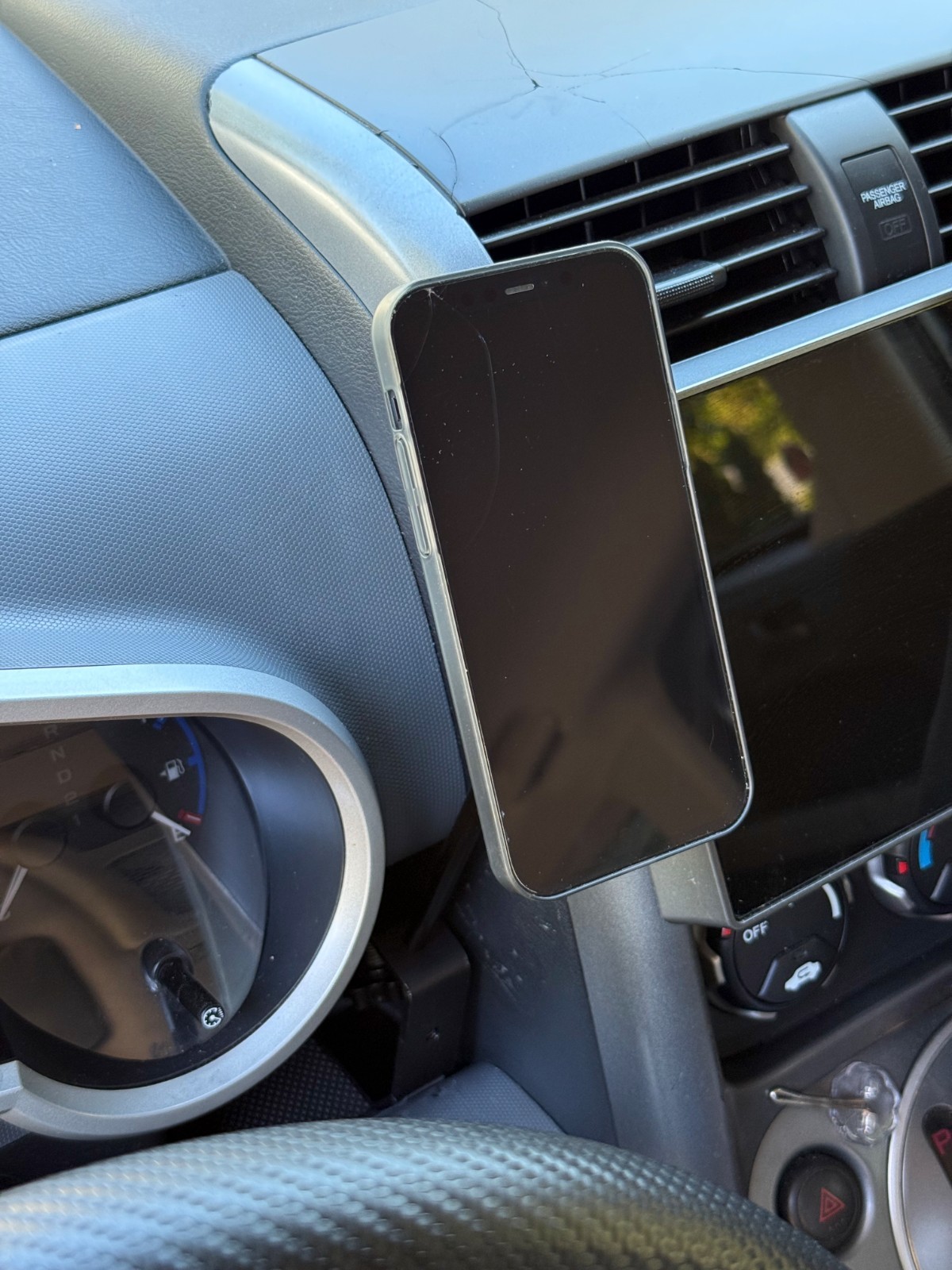 Honda Element Phone Mount Driver's Side Cubby Fit - No suction cup, 1 min instal