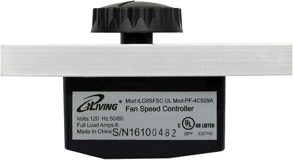 Precision Fan Speed Control Switch, Black