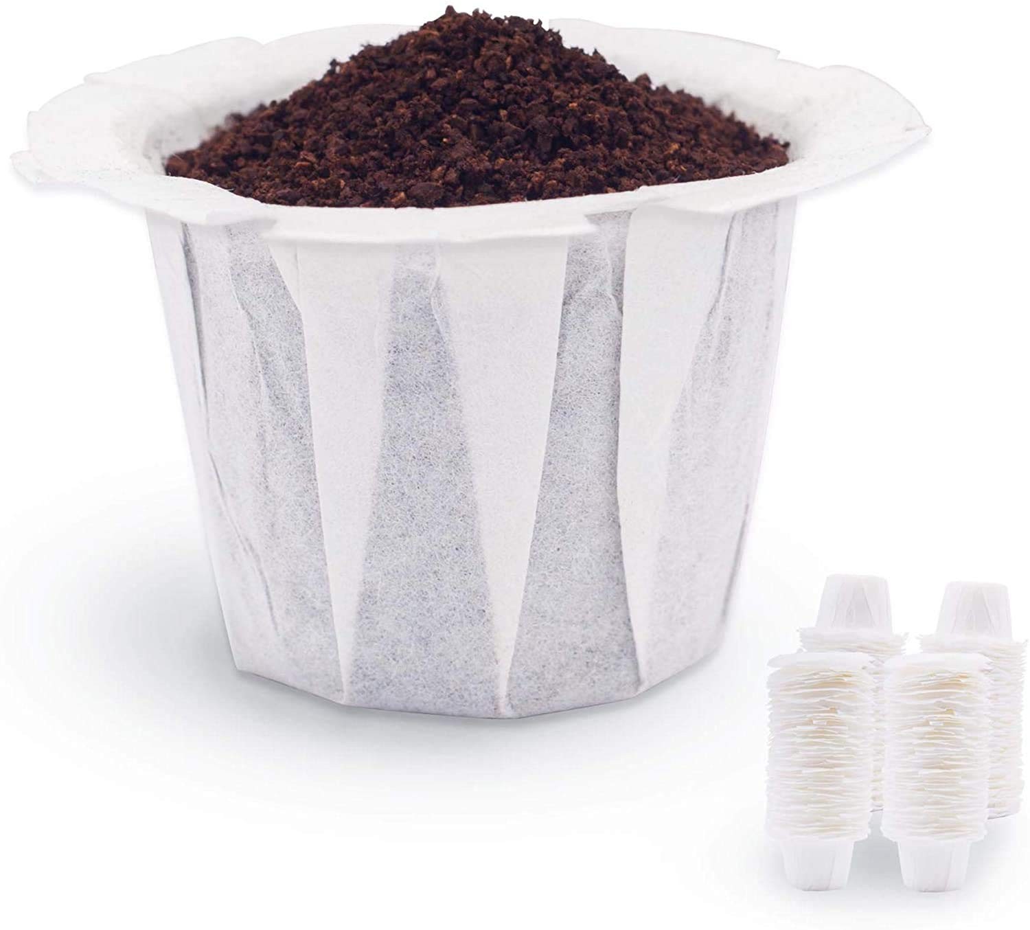 Disposable Coffee Filter Paper for Keurig Brewers Single Serve 1.0 and 2.0, 2...