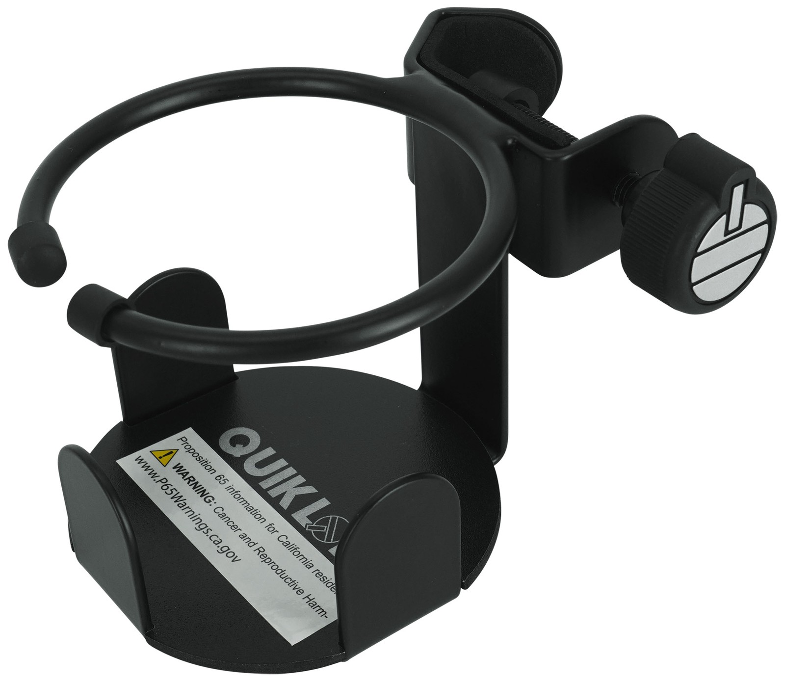 Quik Lok MS-326 Clamp-On Drink Beverage Holder for Microphone+Music Stands MS326