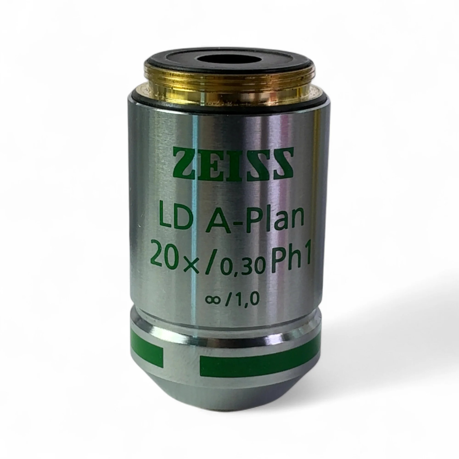 Zeiss 1006-591 LD A-Plan Microscope Objective Lens 20X / 0.30 Ph1 USED (BO!)