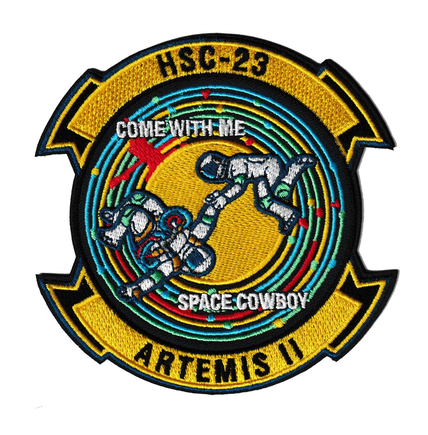 NASA Artemis 2 space program US Navy Helicopter HSC-23 Recovery Force patch
