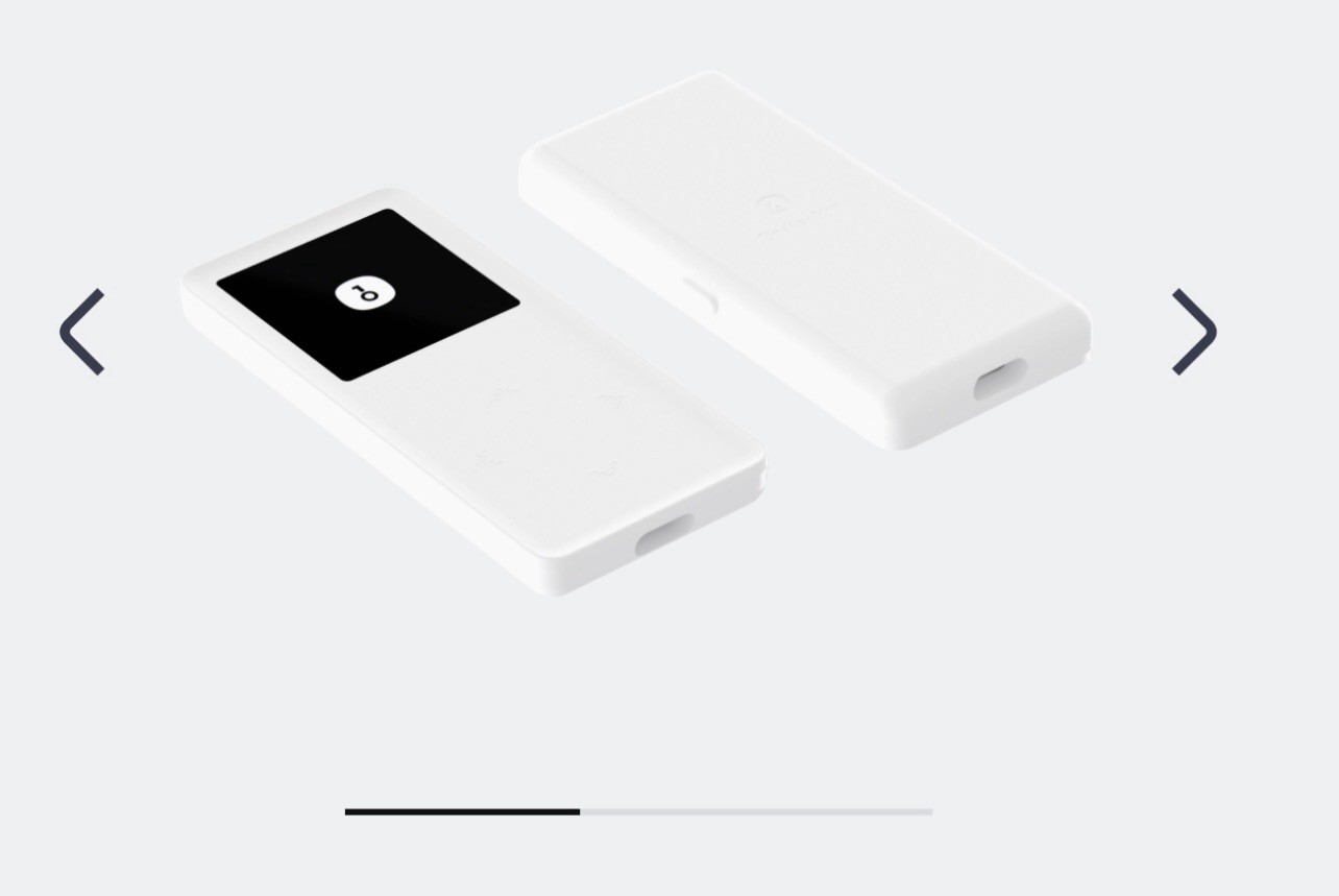 OneKey Mini By Satokey Crypt wallet All your digital assets safe on the go. WOW!