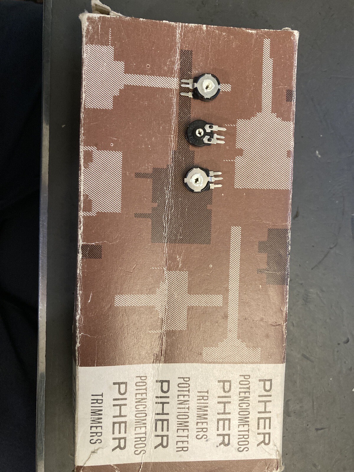 Trimmer Potentiometer 1 Meg ohm Piher (5 pieces)
