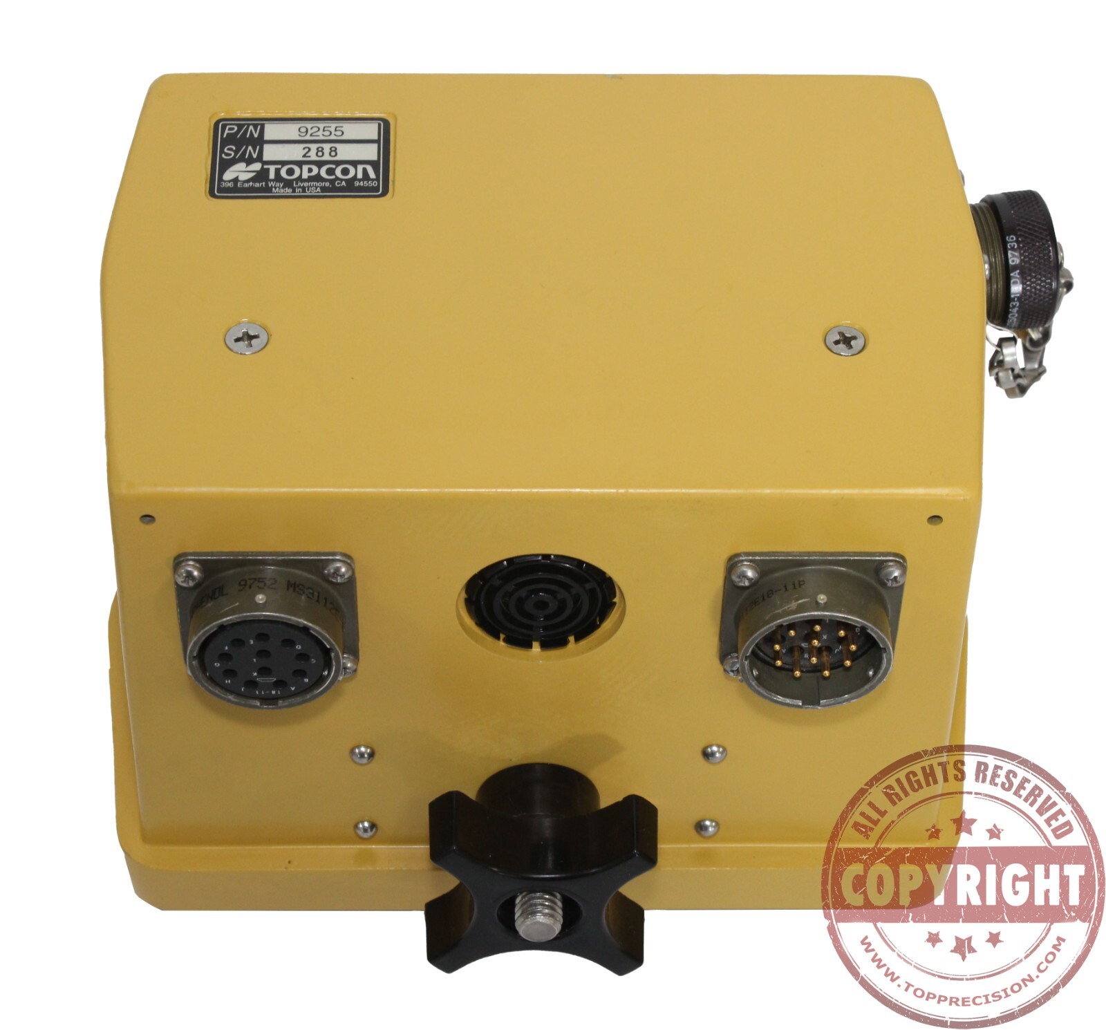 TOPCON 9255 SYSTEM FOUR MACHINE CONTROL BOX, PAVER, DOZER, SCRAPER