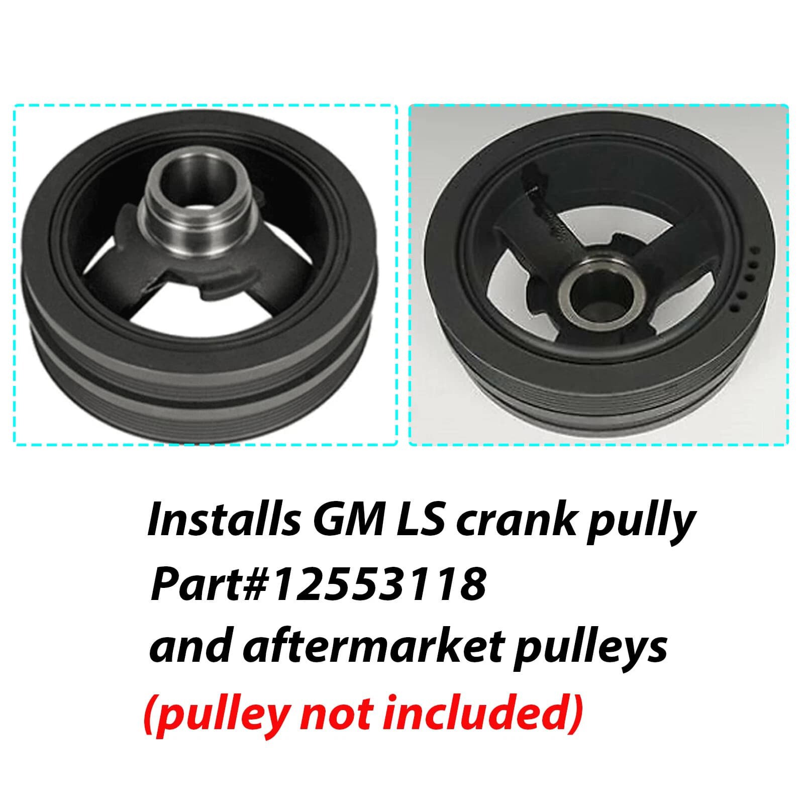 Harmonic Balancer Install Tool LS LT Engine Pulley Assembly For GM V8 Vehicles