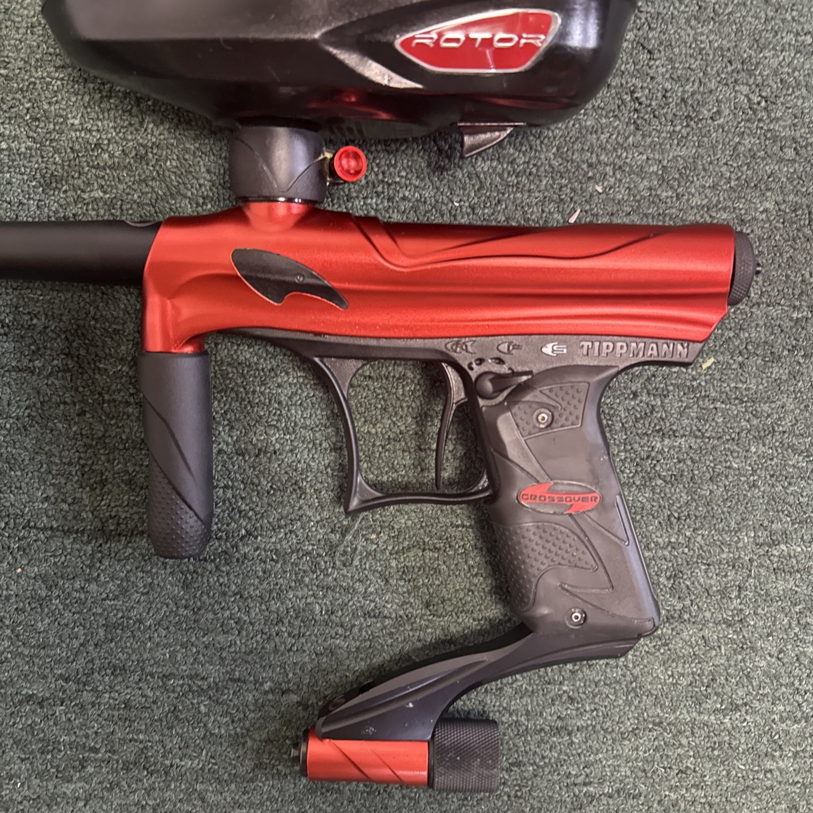 Tippmann Crossover Paintball Red W/ Paintballs
