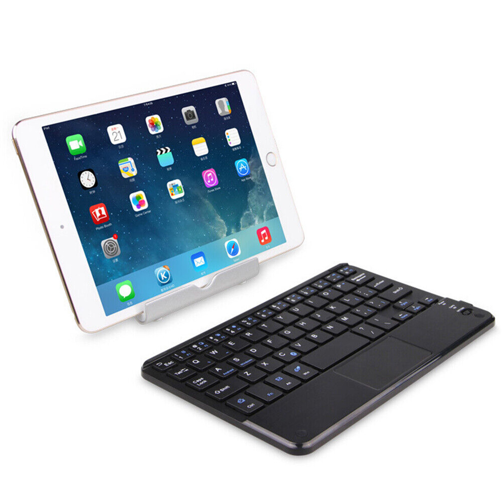 Upgrade Wireless Bluetooth Keyboard With Mouse Touchpad For Android/IOS Tablet