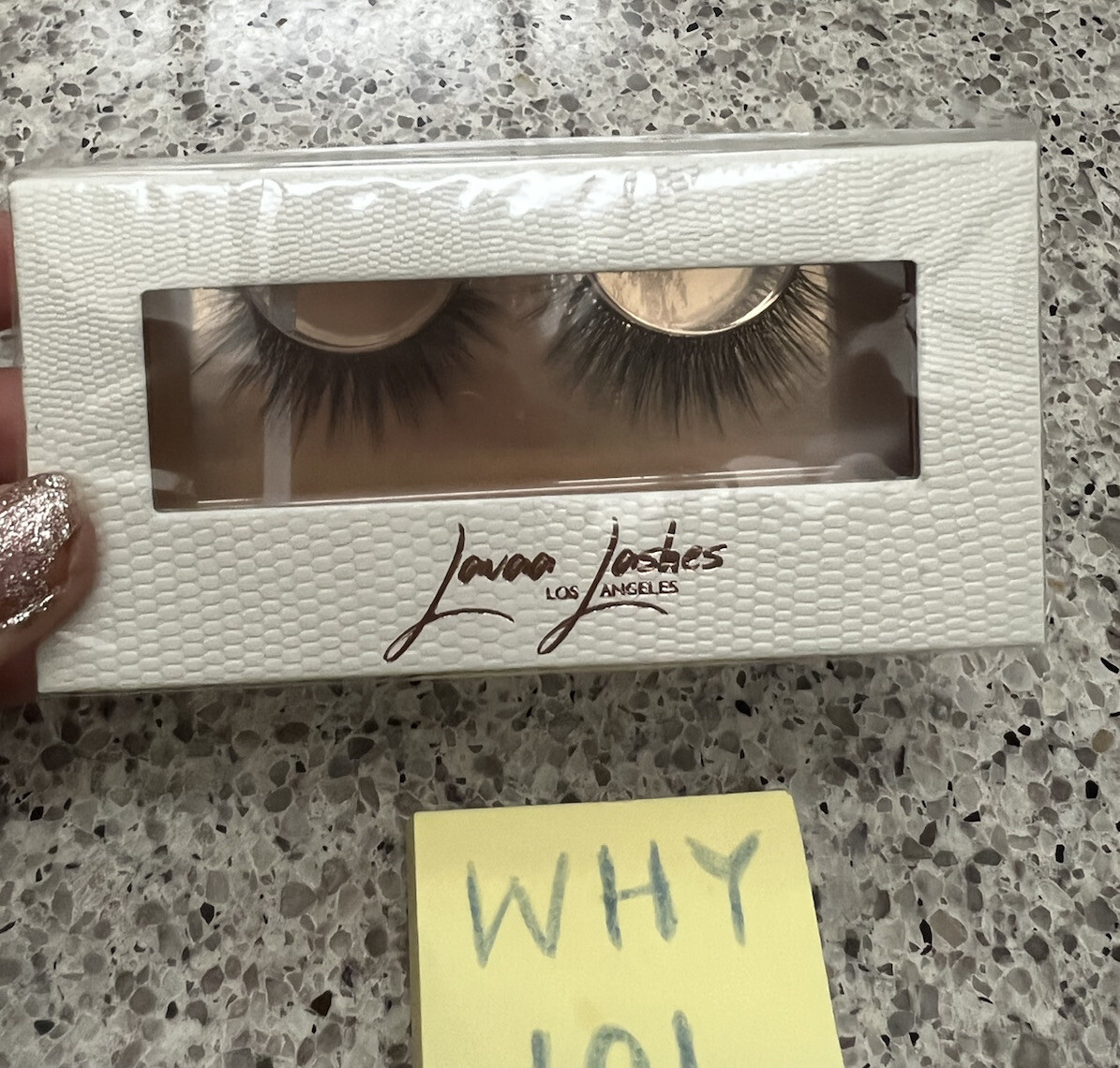LAVAA LASHES Black Faux Mink Lashes 1 Pair (15 Uses) $32  CHARM SEALED  PREMIUM